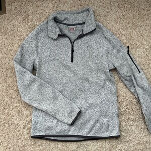 Fleece lined quarter zip